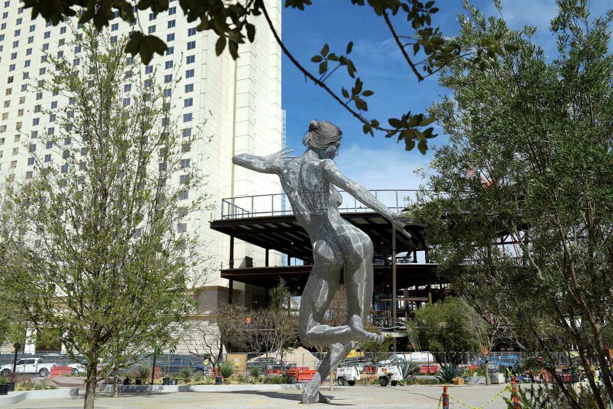 Burning Man statue graces the Las Vegas Strip - SFGate