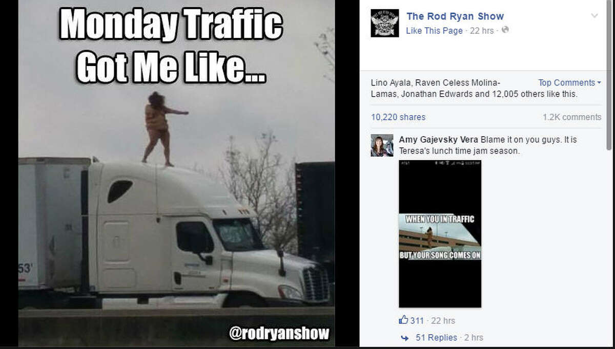 Naked dancing woman gets meme'd after blocking Houston traffic