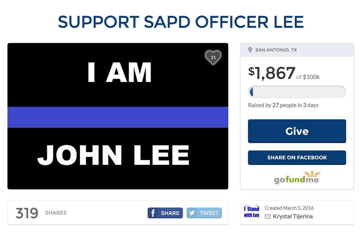 A GoFundMe account has been established to cover legal fees and bills for the SAPD officer who shot and killed Antronie Scott in February.