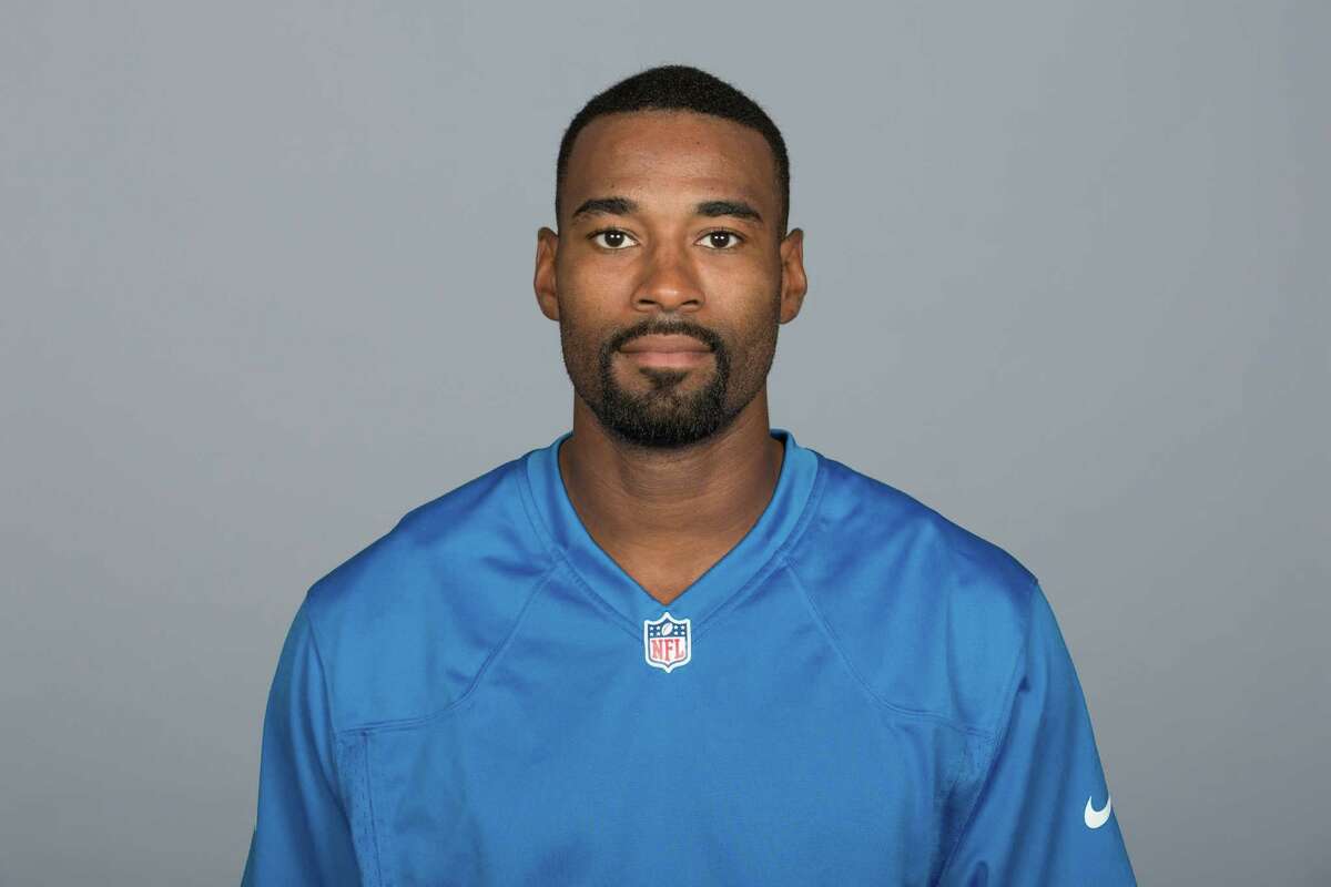 FILE - This 2015 file photo shows Calvin Johnson of the Detroit Lions NFL football team. Calvin Johnson has retired. The 30-year-old receiver, known as Megatron, announced his decision Tuesday, March 8, 2016, to walk away from the NFL after nine mostly spectacular seasons with the Detroit Lions. (AP Photo/File)