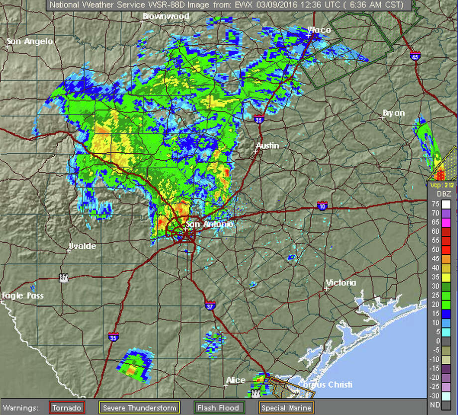 Overnight storms dump rain on South and Central Texas, more storms on