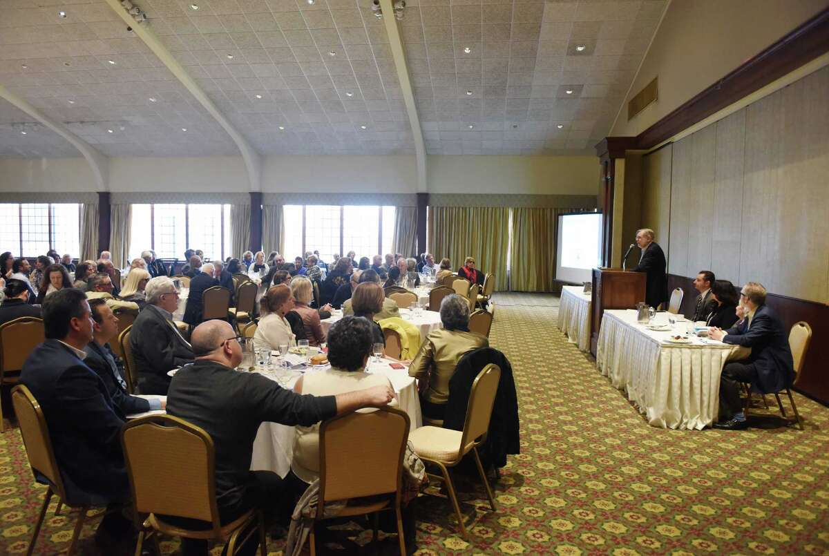 Stamford mayor discusses property tax increase with Realtors