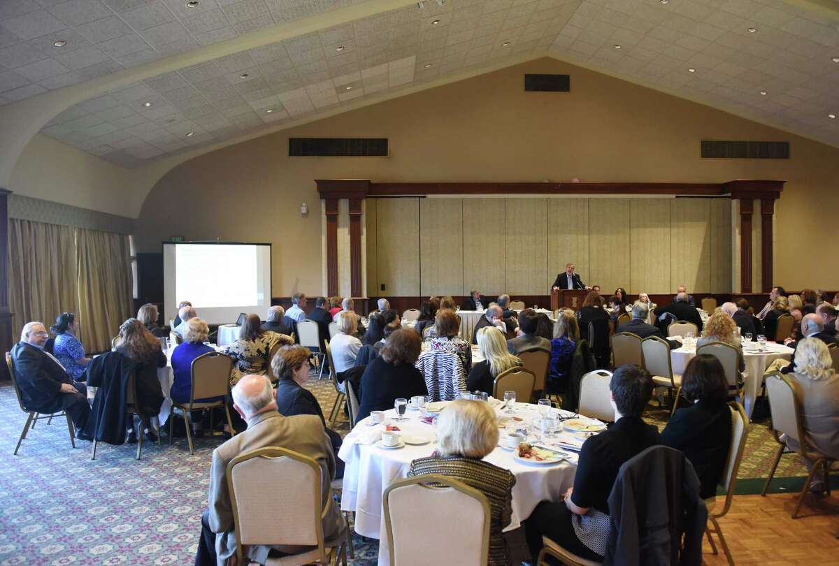 Stamford mayor discusses property tax increase with Realtors