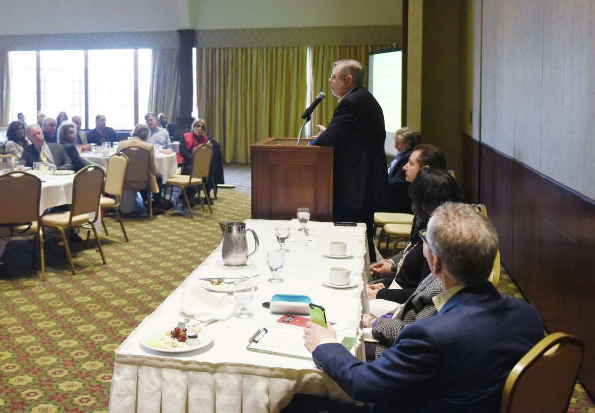 Stamford mayor discusses property tax increase with Realtors