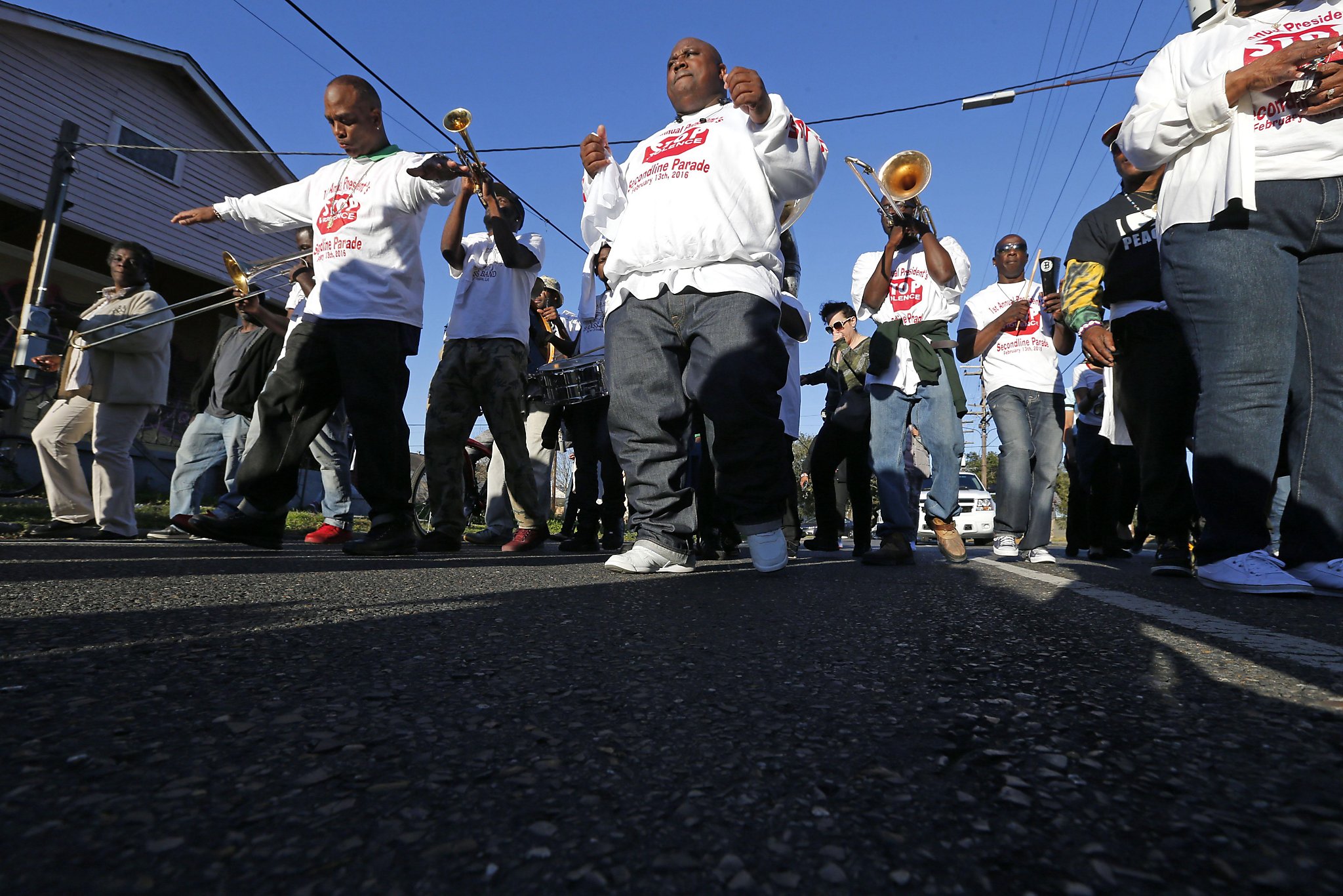 As killings persist, New Orleans parade says 'Stop Violence'