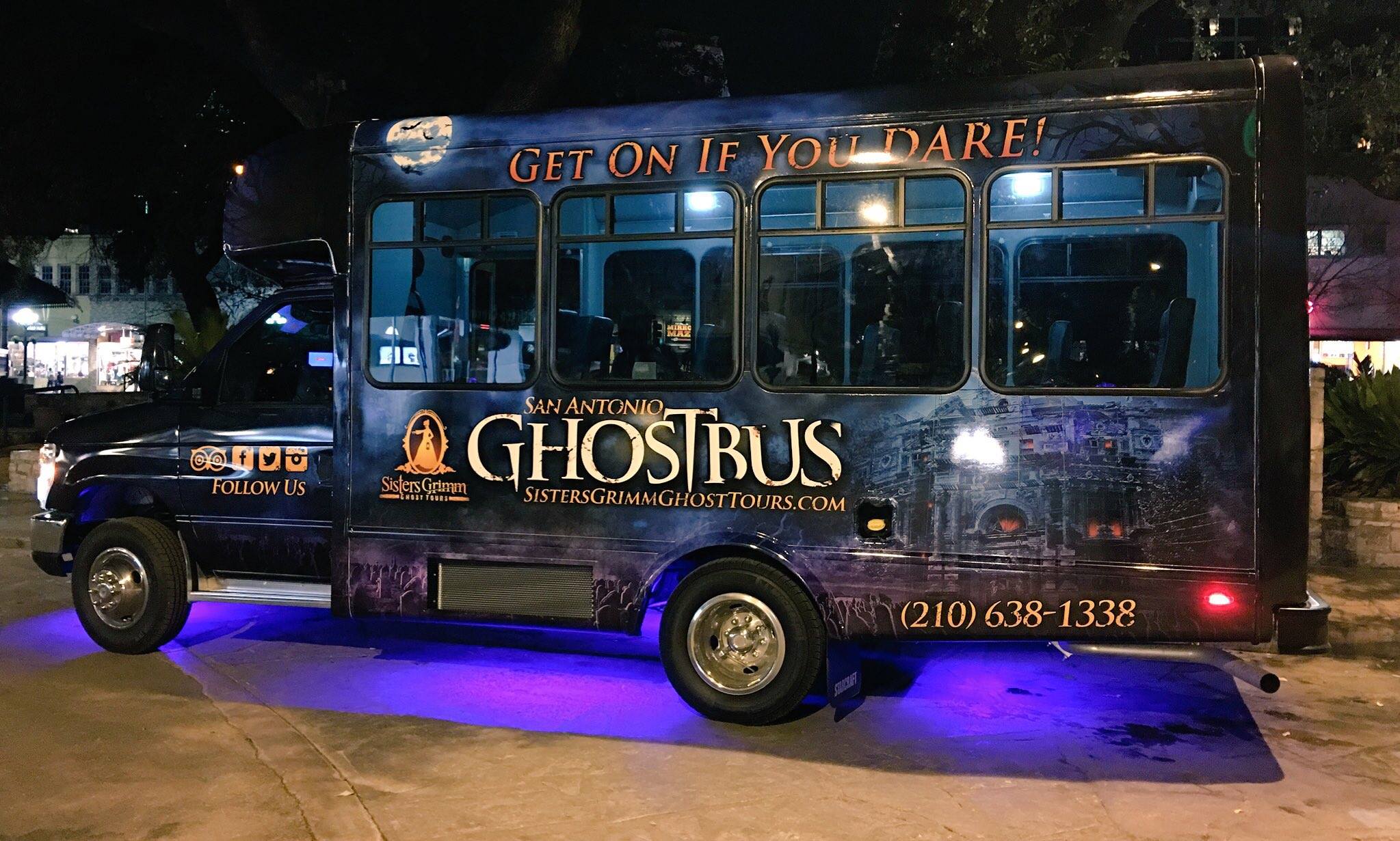 ghost bus tour near me