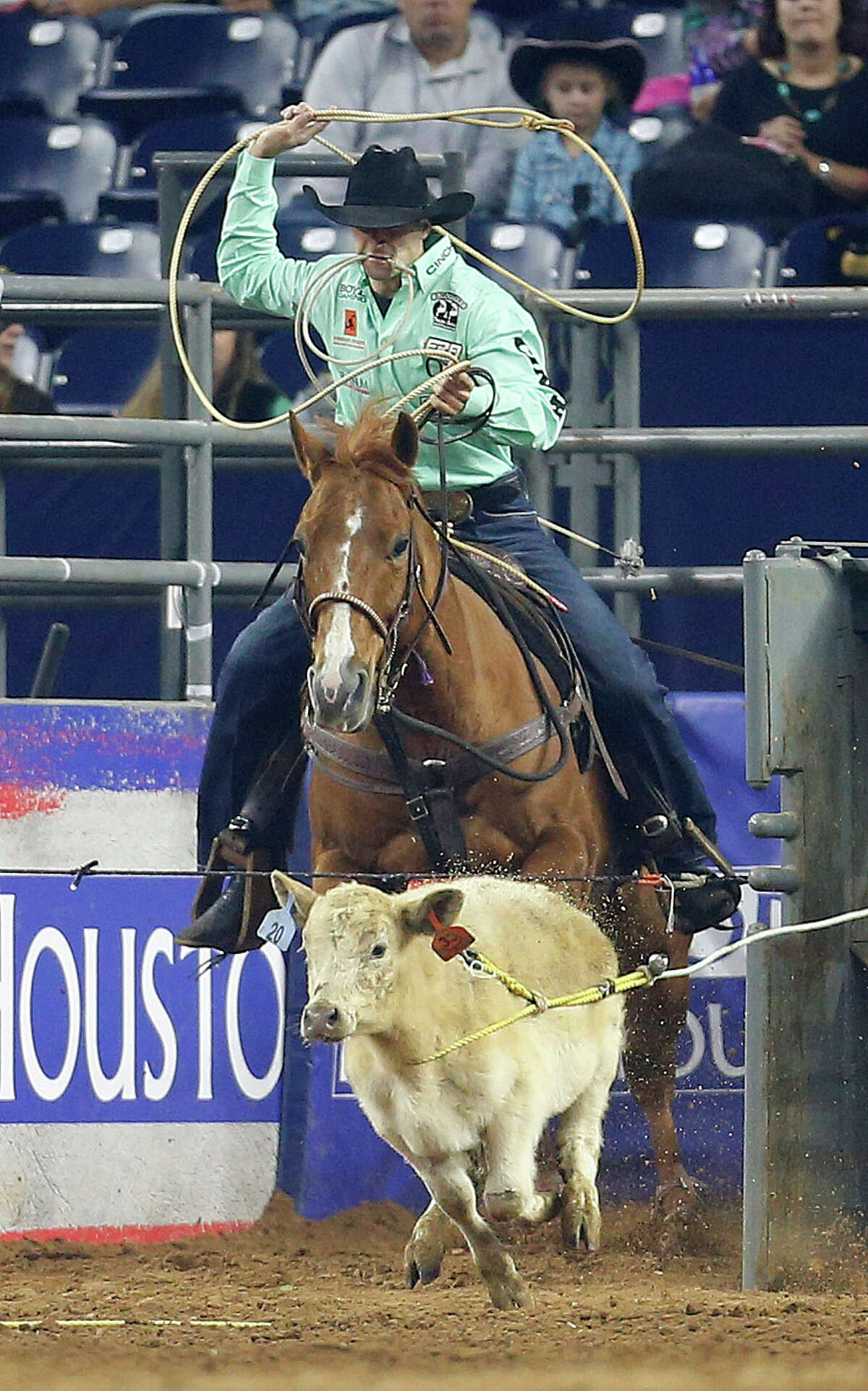 Richie Champion moves on in his home town rodeo