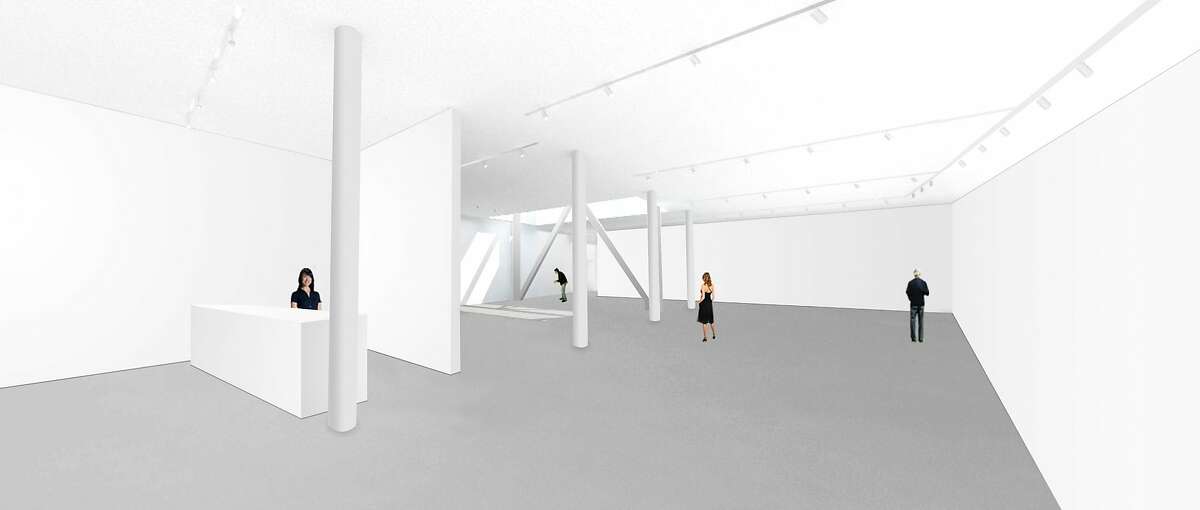 A rendering of the new Gagosian Gallery San Francisco