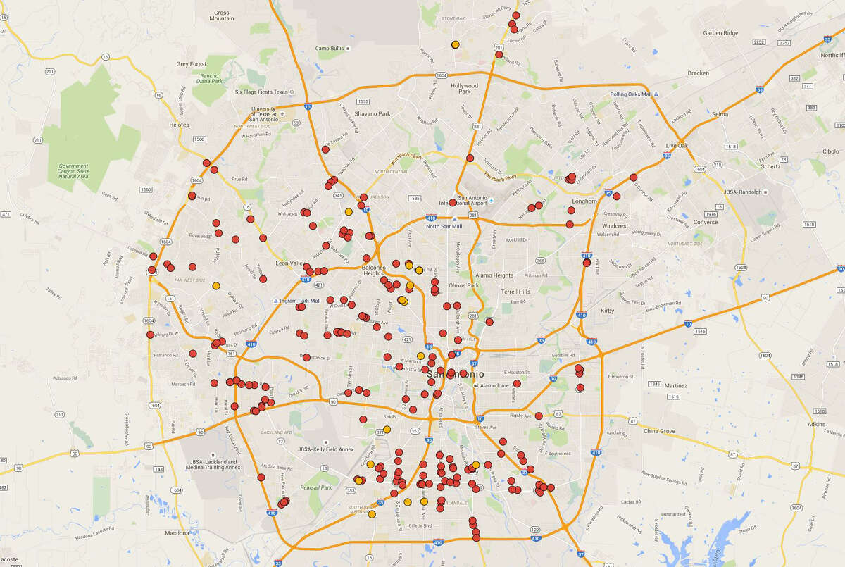 These are the San Antonio restaurants cited with 14 or more demerits in January and February of this year.Click ahead to see the spots cited with the highest number of violations from Feb. 25 - March 3, 2016.