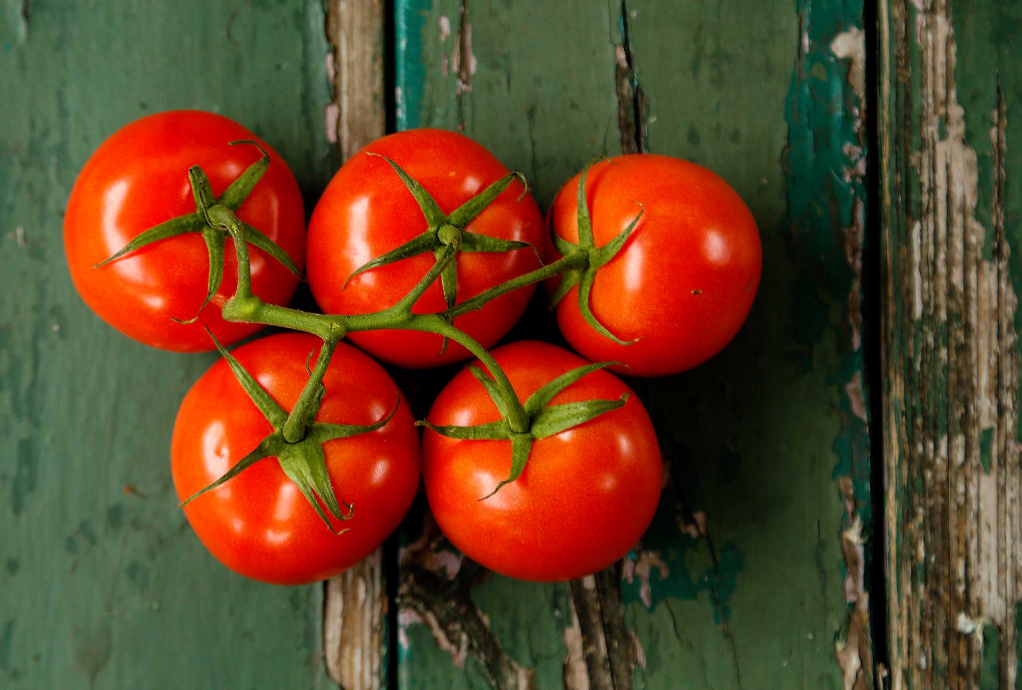Tomatoes always taste better when they're homegrown