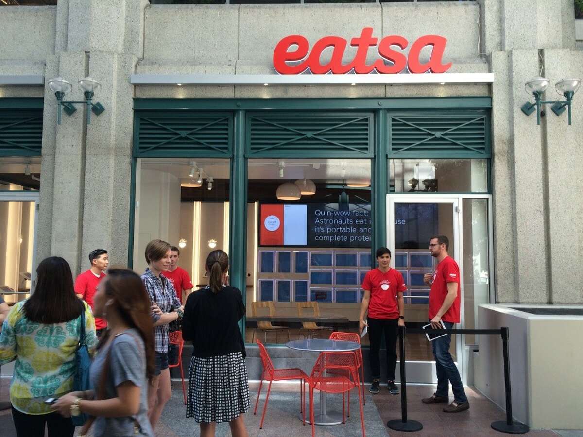 Eatsa: Ordering might be easy at this tech-savvy restaurant, but finding a place to sit is harder.  121 Spear Street B08