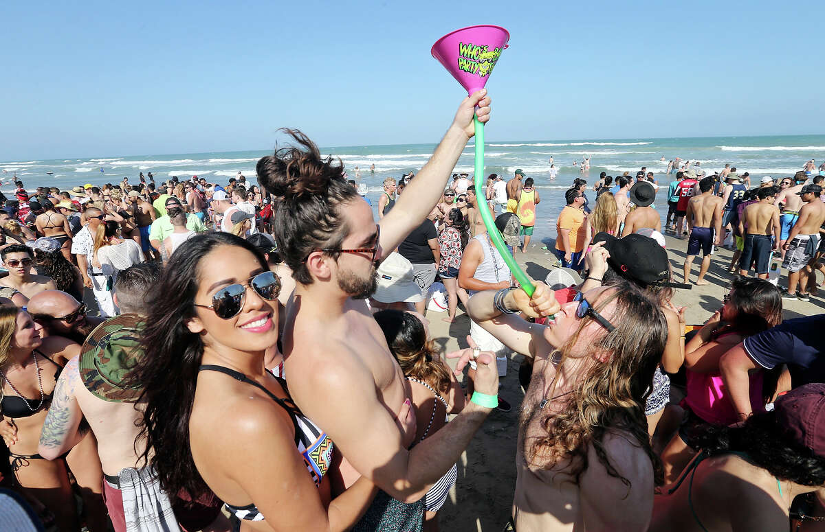 Thousands Descend On South Padre Island For Spring Break 2016