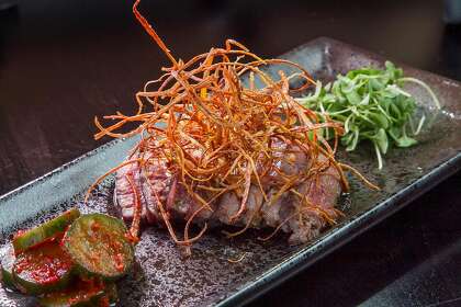The beef tataki at Ichi Sushi in San Francisco, Calif., Can be seen on Monday April 14, 2014.