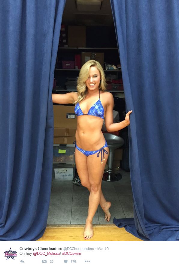 Look: Cowboys Cheerleader's Swimsuit Photos Are Going Viral - The Spun:  What's Trending In The Sports World Today