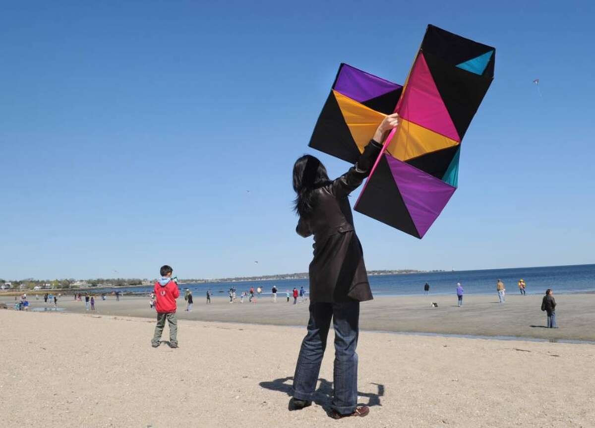 Kiteflying enthusiasts soar to new heights at the Point