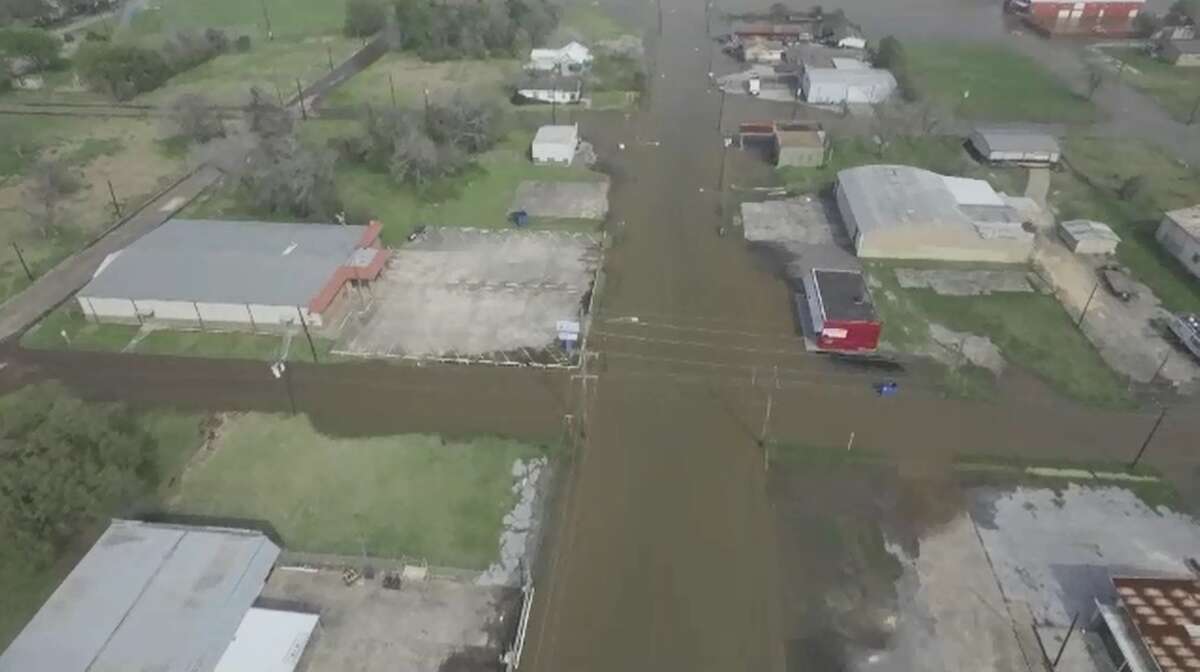 Drone Footage Shows Flood Damage In Orange County