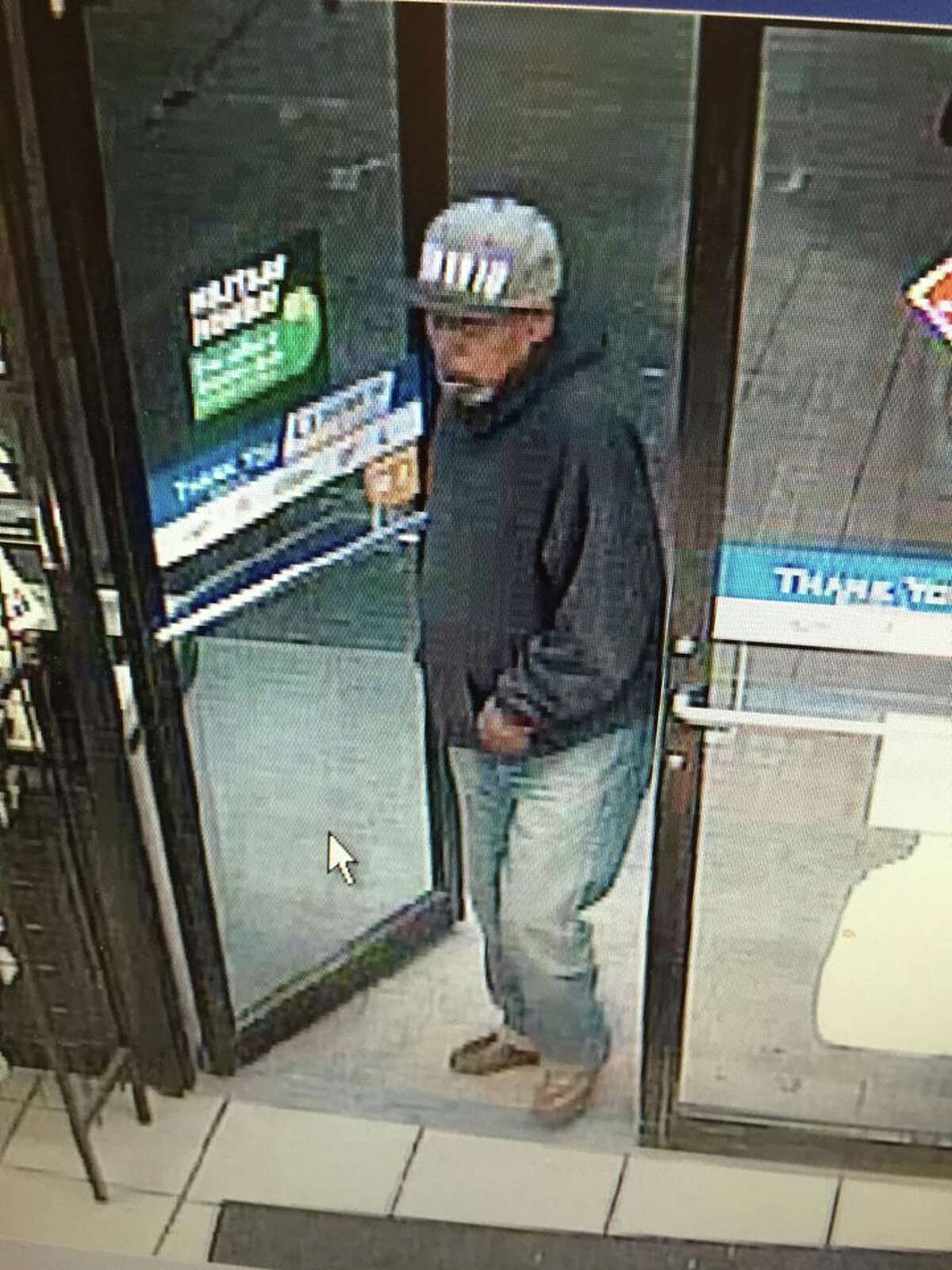 Police are looking for this man suspected of robbing a Valero convenience store at 12070 Blanco Road on March 12, 2016.
