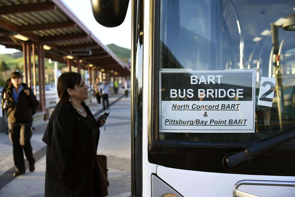 Shuttle bus service was offered as BART service was out between the Pittsburg/Bay Point and Concord stations due to an electrical problem.