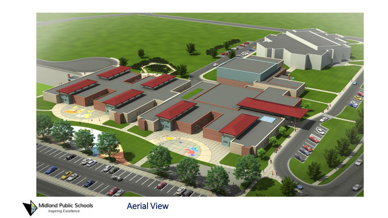 Steed Elementary Drawing of new Midland STEM elementary school unveiled