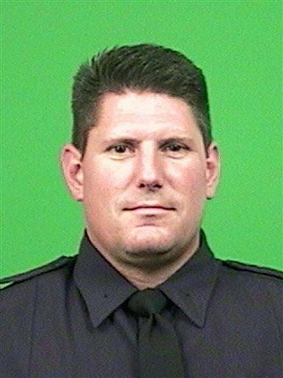 This photo provided by the New York City Police Department shows Detective Joseph Lemm. Police Commissioner William Bratton said on Monday, Dec. 21, 2015, that Lemm is one of six American troops killed in a suicide attack near Bagram Airfield in Afghanistan. (New York City Police Department via AP)