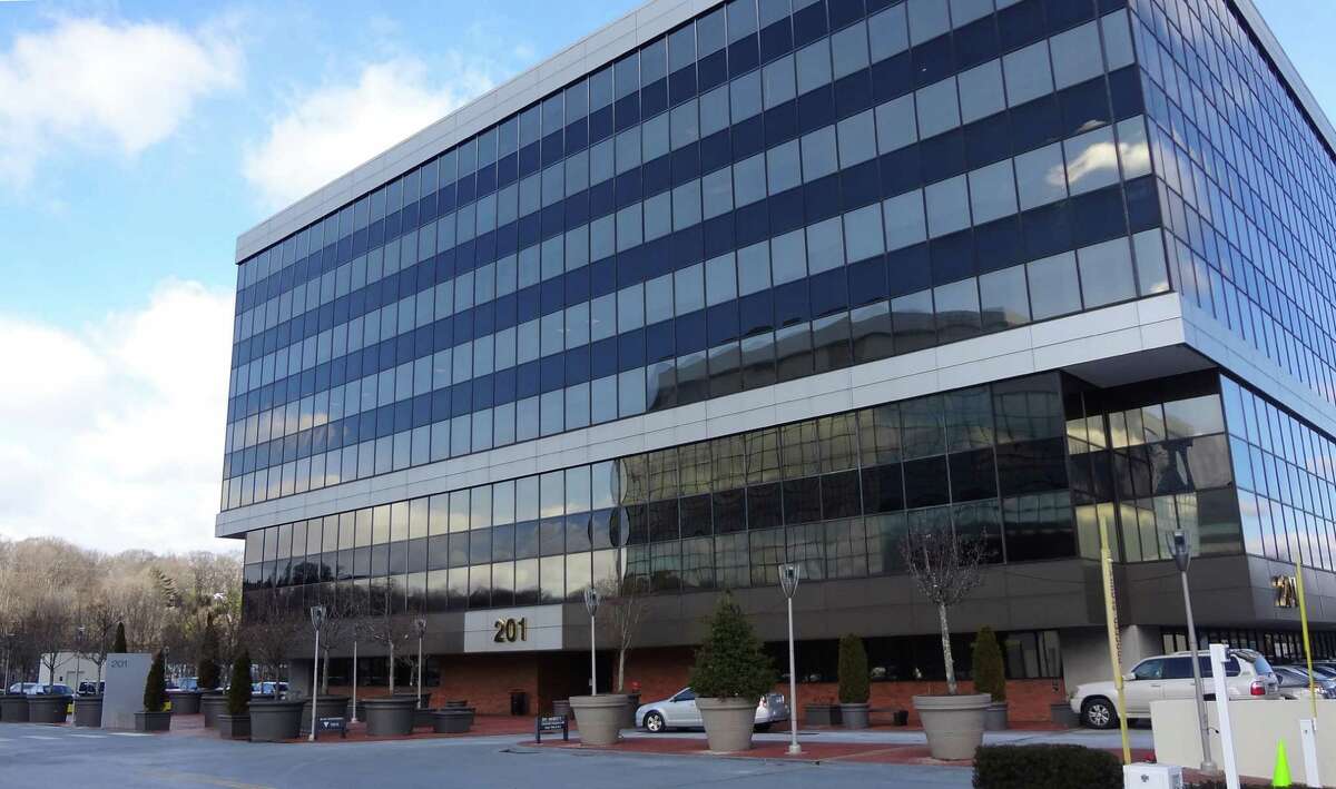 GE Capital's office at 201 Merritt 7 in Norwalk, Conn. The General Electric unit's space needs remain an open question in Fairfield County, following GE's divestment of many elements of the unit in 2015.