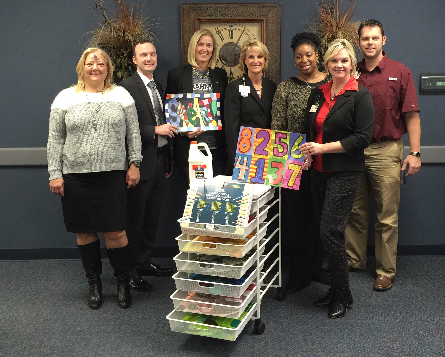 Hotel grants art supplies to Bleyl Middle School in CyFair ISD