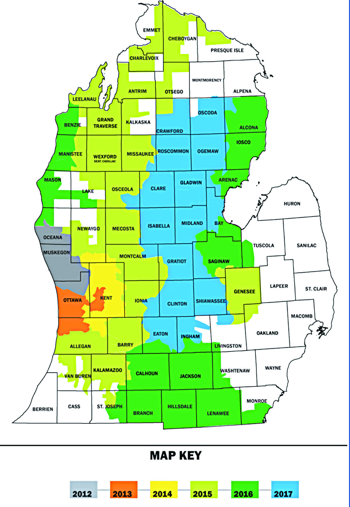 Consumer Energy Power Outage Map - Map