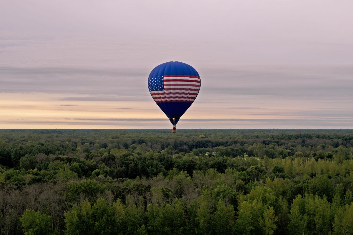 Midland Balloon Festival First hot air balloon ride