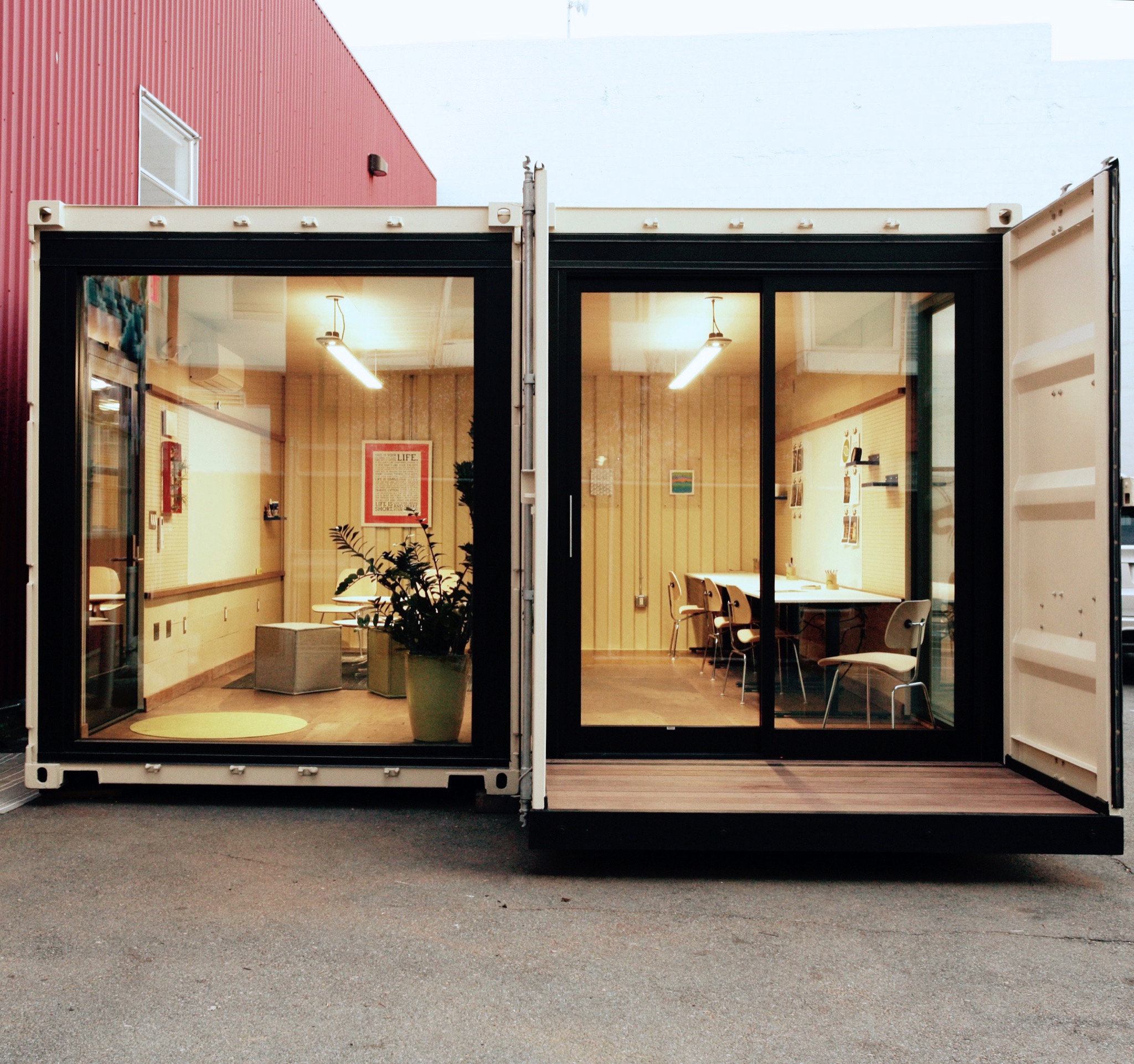 Container With Office
