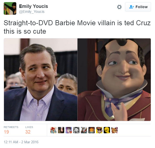 Grayson Allen doesn't see the resemblance between himself and Ted Cruz