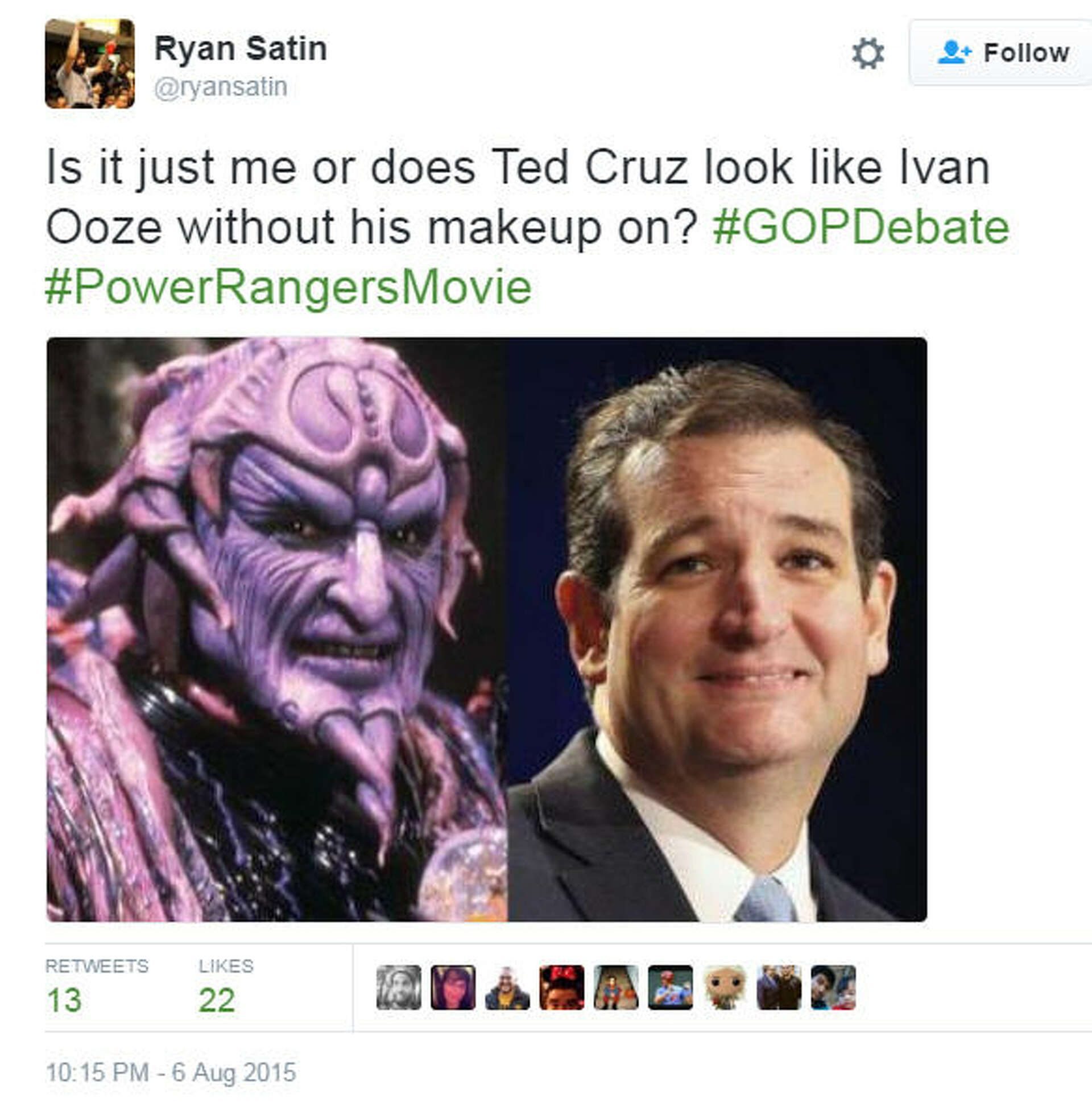 Heidi Cruz not bothered by internet meme about Ted Cruz being the Zodiac  Killer, image size:1920x1960
