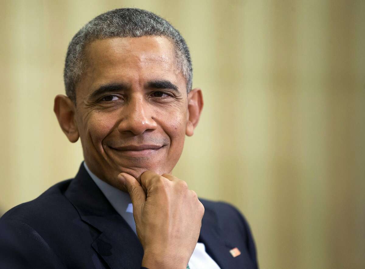 In this March 15, 2016, file photo, President Barack Obama smiles as he listens to Irish Prime Minister Enda Kenny speak during their meeting in the Oval Office of the White House in Washington. When it comes to providing government records the public is asking to see, the Obama administration is having a hard time finding them. In the final figures released during Obama�s presidency, the U.S. government set a record last year for the number of times federal employees told disappointed citizens, journalists and others that despite searching they couldn�t find a single page of files requested under the Freedom of Information Act. In more than one in six cases, or 129,825 times, government searchers said they came up empty-handed, according to a new Associated Press analysis. (AP Photo/Pablo Martinez Monsivais)