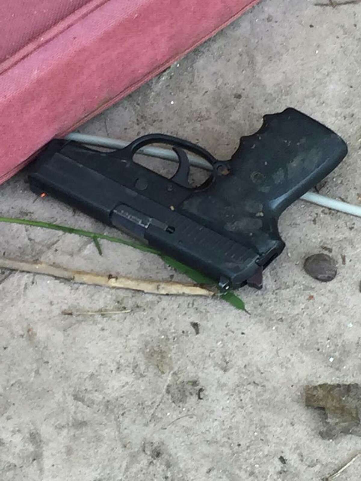 A photo of the gun a 49-year-old Byron man allegedly raised before he was shot and killed by Contra Costa County Sheriff’s Office deputies.
