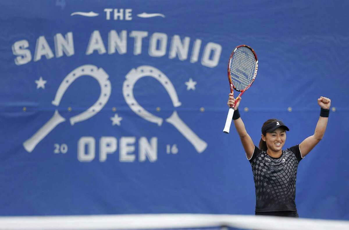 Japan’s Misaki Doi beat Germany’s Anna-Lena Friedsam to win the San Antonio Open last year. Doi was to defend her title.