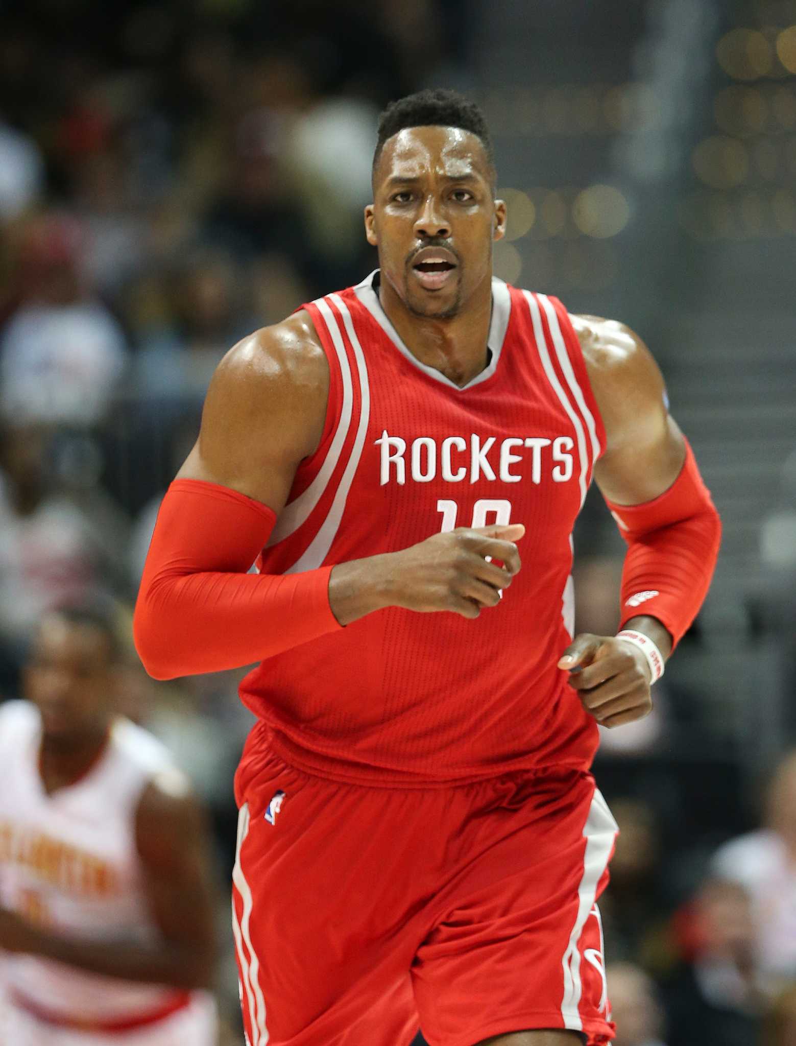 Rockets' Dwight Howard called out for using a Stickum spray.