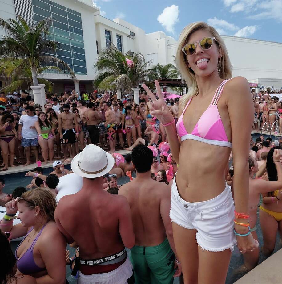 Guests attend Victoria's Secret PINK Nation Spring Break Beach Party i...