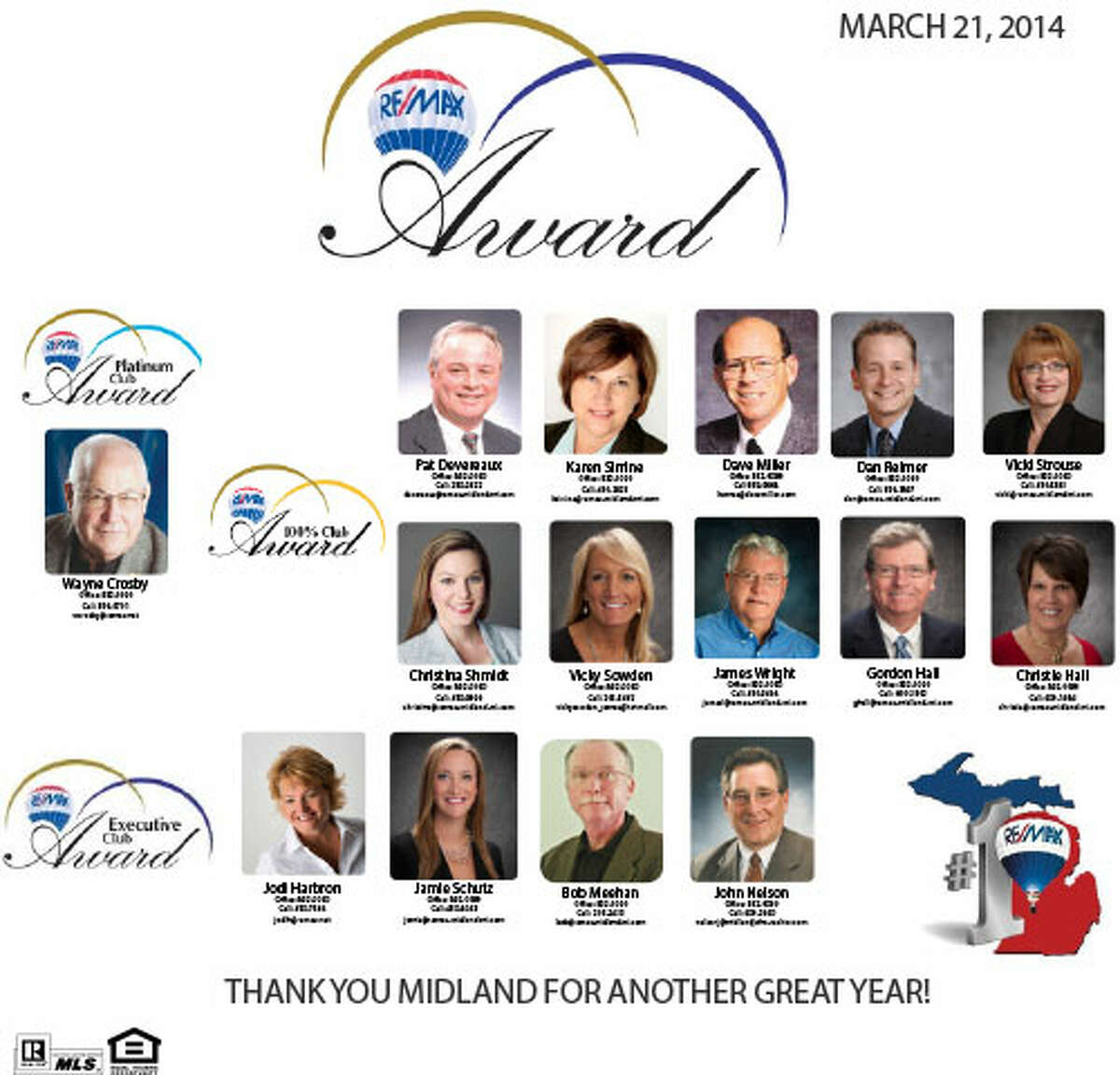 RE/MAX Of Midland - March 20th 2014