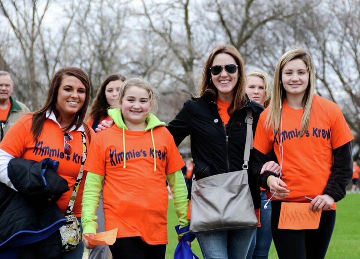One of the teams participating in a past Walk MS event in Midland is shown in this file photo.