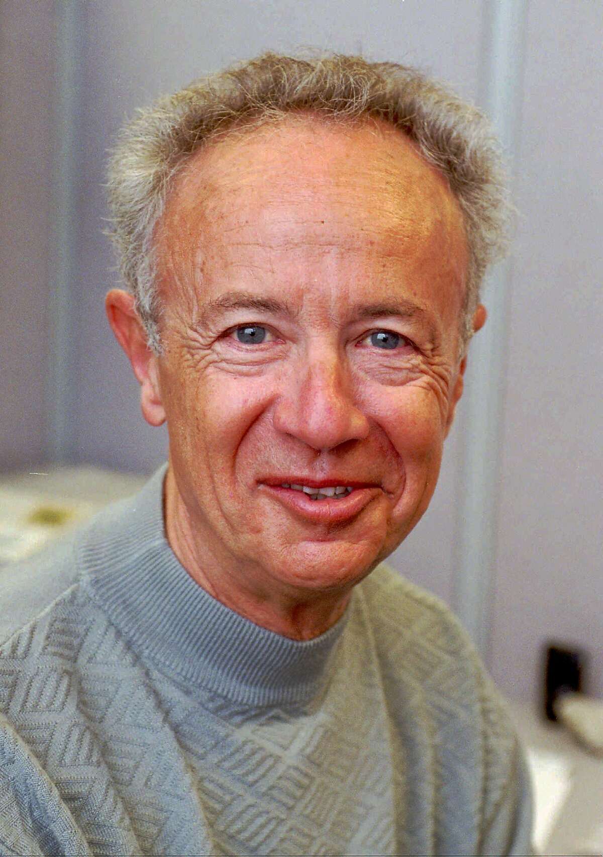 Andrew (Andy) Grove is shown at Intel headquarters in Santa Clara, Calif., Thursday morning, March 26, 1998. Grove, whose innovative use of microchip technology fueled the personal computer revolution, is resigning as chief executive of Intel Corp. Grove will be succeeded by Craig Barrett, the chipmaker's president and chief operating officer (AP Photo/Paul Sakuma) ALSO RAN 8/9/02