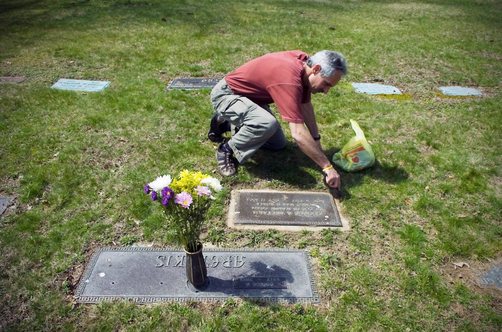 Man honors forebears with a clean sweep