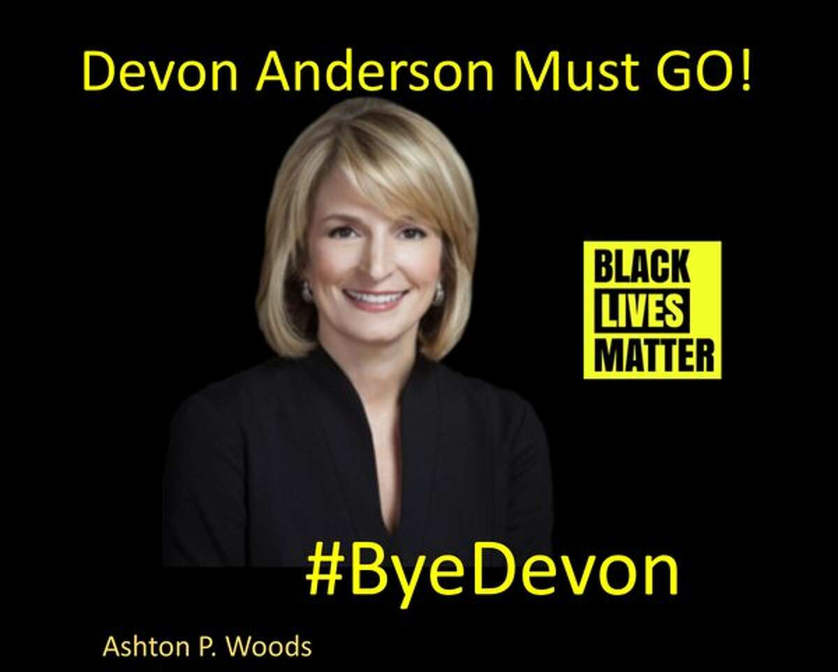 Twitter meme created by Ashton P. Woods in March 2016 in the effort to unseat Harris County District Attorney Devon Anderson following top prosecutor primary defeats in Chicago and Cleveland.