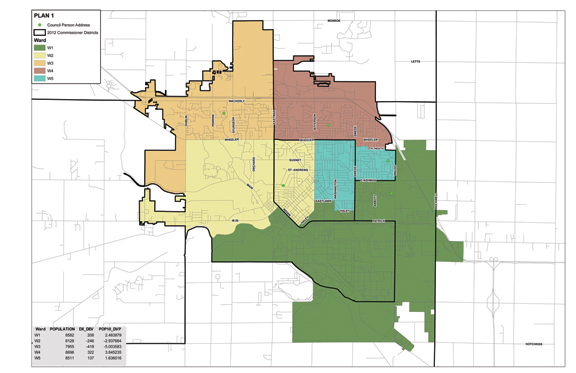 City redistricting to shift ward boundaries