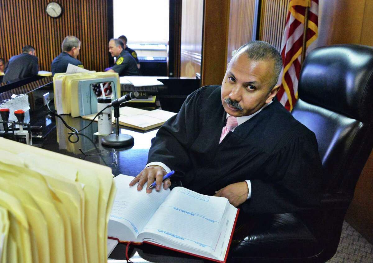 Judge William Carter presides over Albany City Criminal Court in Albany, NY May 1, 2013. (John Carl D'Annibale / Times Union archive)