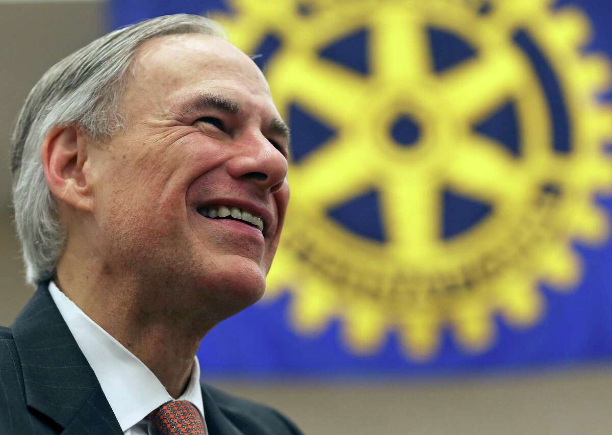 Governor Greg Abbott is the guest speaker at the Rotary Club of San Antonio luncheon at the Embassy Suites on March 23, 2016.