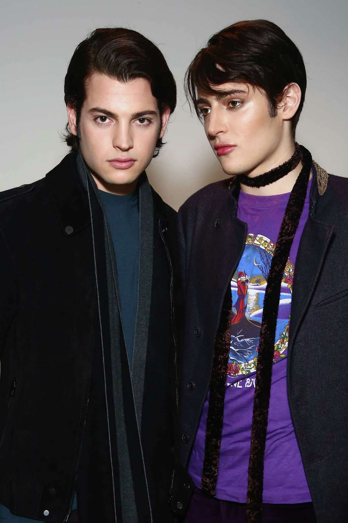 Peter and Harry Brant debut their new M.A.C. Cosmetics collection at M.A.C. Pro Store on March 9, 2016 in New York City. Peter Brant Jr. was held at JFK airport on Wednesday, March 23, 2-16 after an incident with a Port Authority officer.