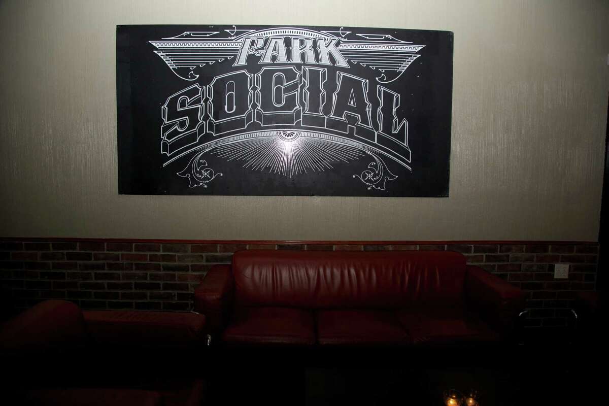The interior sign at Park Social.