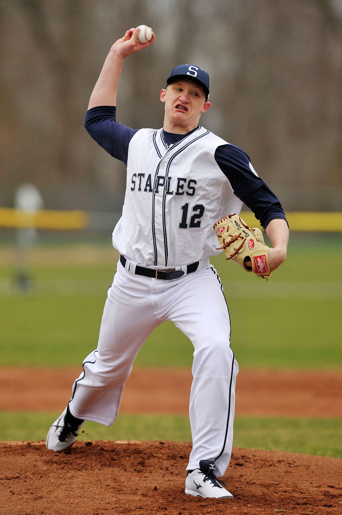 CT high school title game between Staples, Warde includes top pitchers