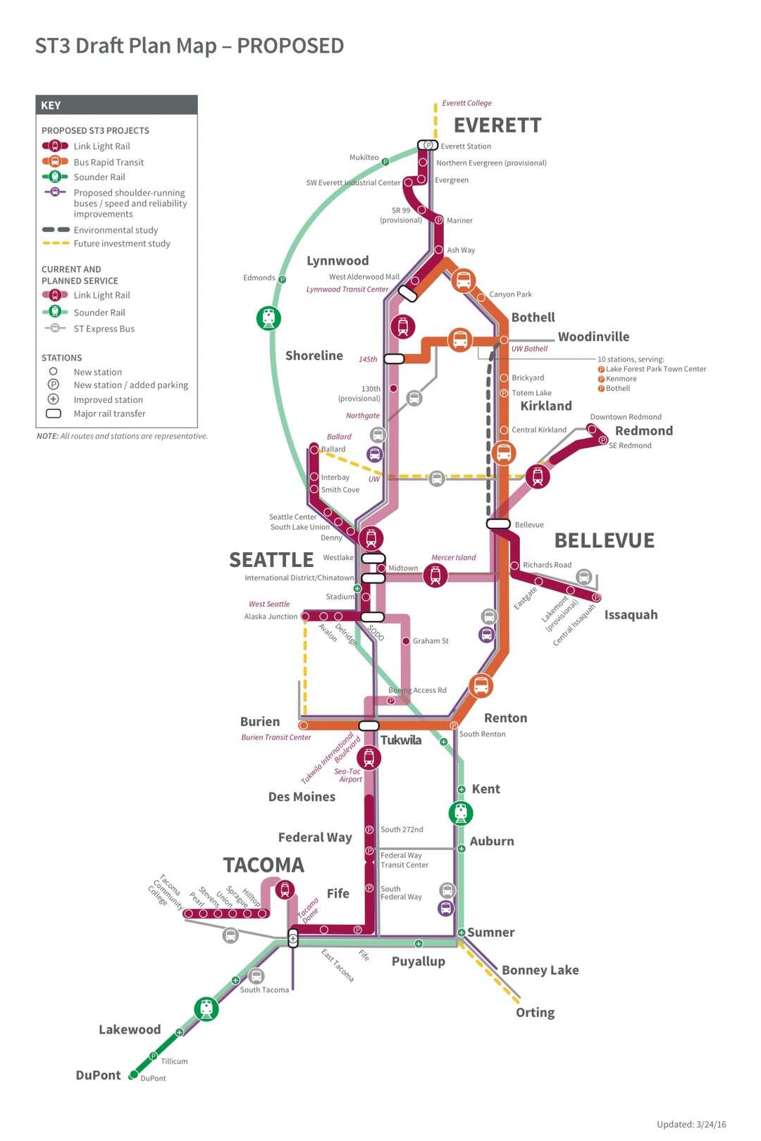 Sound Transit's 25-year plan: $50 billion lean into light rail