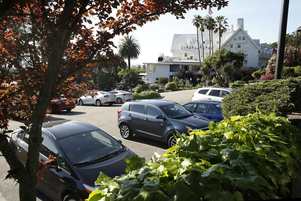The terraced parking lot at the Claremont Hotel where 45 condos are proposed to be built in Berkeley, Calif., on Thursday, March 24, 2016.