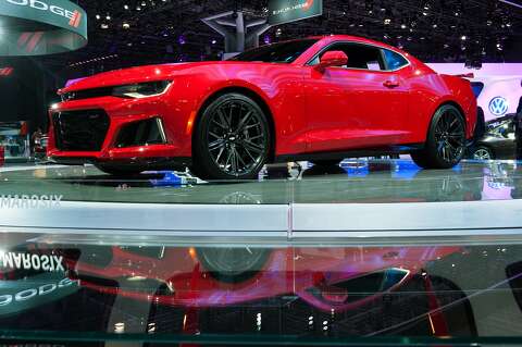 2017 Chevrolet Camaro Zl1 Convertible Is A Show Stopper At 2016 New The 2017 Chevrolet Camaro Zl1 Is Displayed At New York International Auto Show